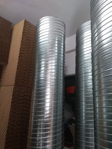 Espiroducto Redondo Reforzado De 8 Pulg X 2.44 M / Simulsa