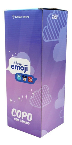 Vaso holográfico con pajita con diseño de Mickey Mouse de Disney, 650 ml, color azul