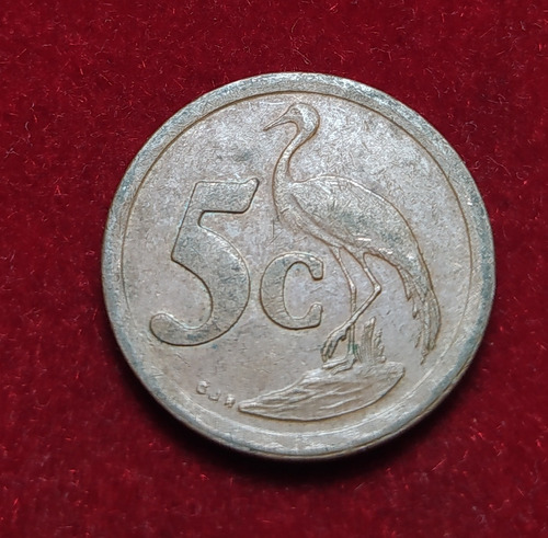 Moneda 5 Centavos Sudafrica 1993