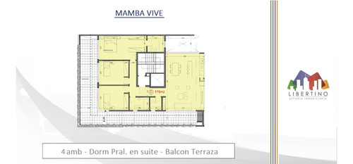 Depto 4 Amb - Suite - Balcon Terraza // Castelli 371