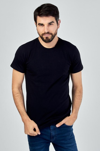 Imagen 6 de 6 de Remera Kevingston Munich Elastizada Manga Corta Slim Fit