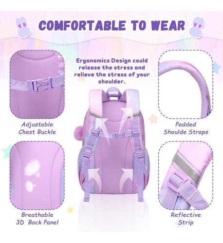 Mochila Pig Pig Girl Color Violeta