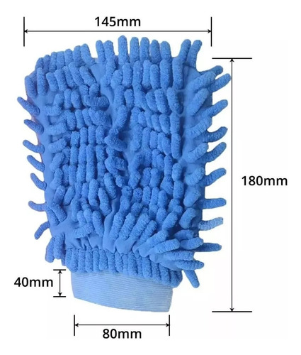 Guantes De Microfibra Multiusos Lavado Limpieza 12 Piezas Color Mixto Al Azar (12 Piezas)