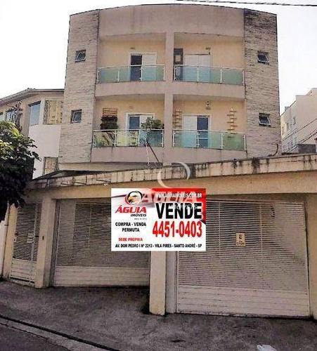 Imagem 1 de 21 de Cobertura Com 3 Dormitórios À Venda, 90 M² + 90 M² Por R$ 650.000 - Santa Maria - Santo André/sp - Co1129