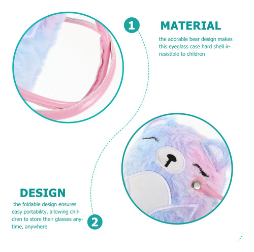 Adorable Funda Rígida Para Gafas De Sol Portátiles, Orgánica