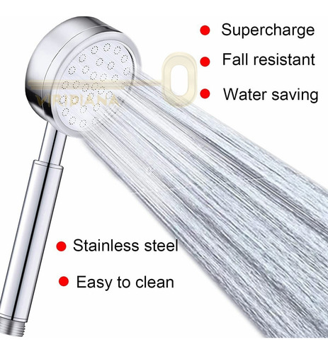 De Kit De Ducha Para Teléfono De Mano De Acero Inoxidable