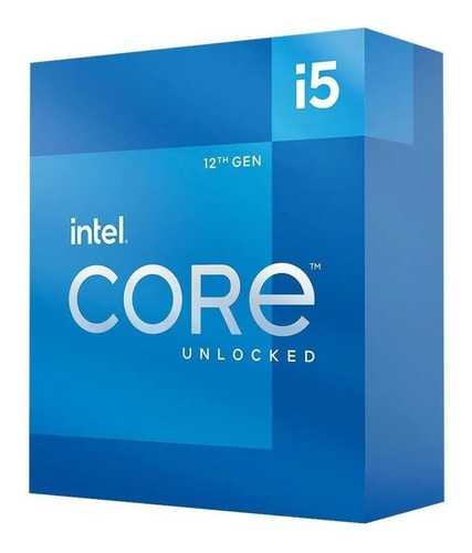 Processador gamer Intel Core i5-12400F BX8071512400F de 6 núcleos e 4.4GHz de frequência com gráfica integrada