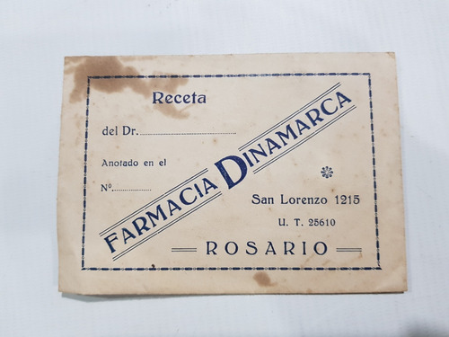 Imagen 3 de 10 de Rosario Antiguos Boletines, Panfletos Y Sobres Mag 59282