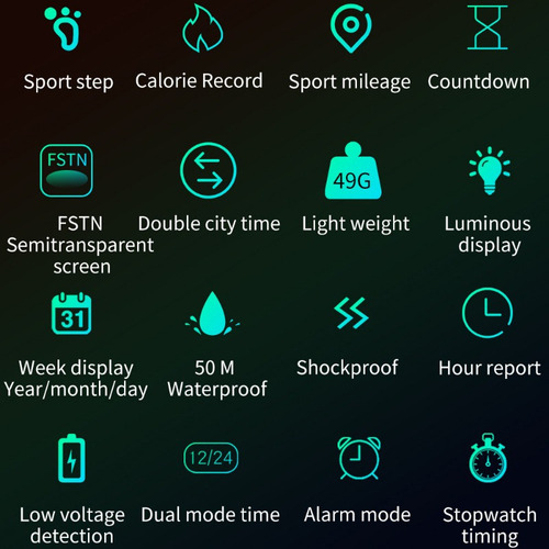 Relojes Digitales Simples Con Cronógrafo Led Sanda Para Homb