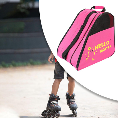 Bolsa De Almacenamiento Para Patines De Ruedas, Bolsa Rosa