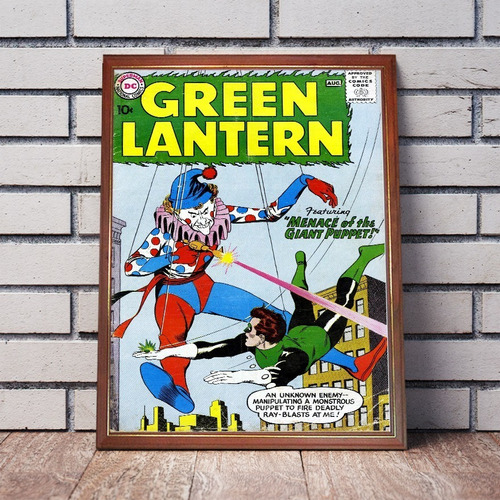 Linterna Verde Numero 1 (dc 1960) Poster Tapa Comic Cuadro
