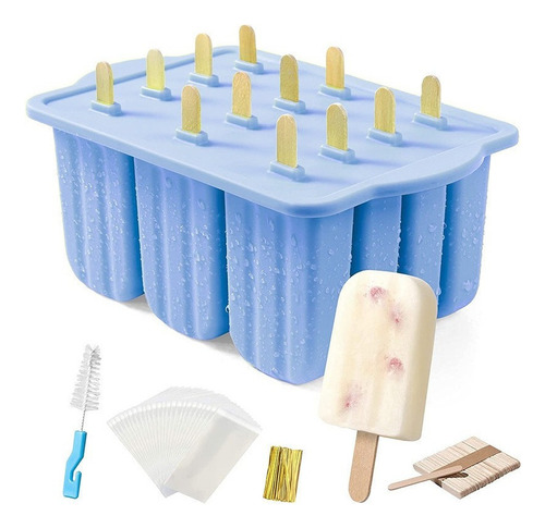 Molde Para Paletas Heladas, Cubitos De Hielo Reutilizables