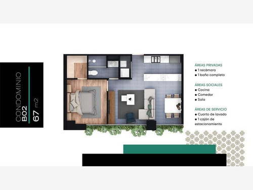 Imagen 7 de 8 de Departamento En Venta Agua Caliente