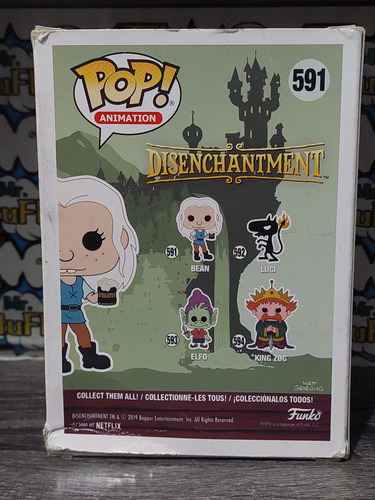 Funko Pop Bean #591 Disenchantment Animation Original (Usado)