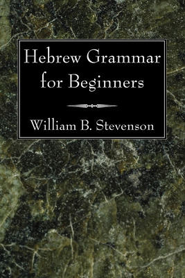 Libro Hebrew Grammar For Beginners - Stevenson, William B.