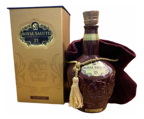Botella Con Bolsa Y Caja Whisky Royal Salute 21 Años