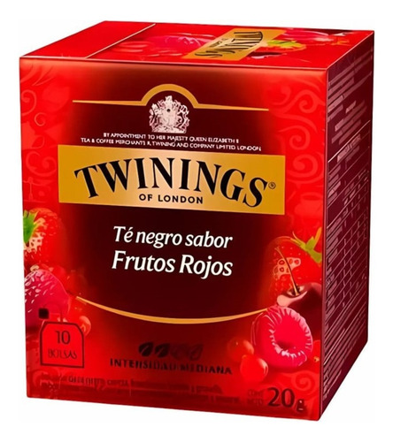 Te Twinings Frutos Rojos X 10 Unidades