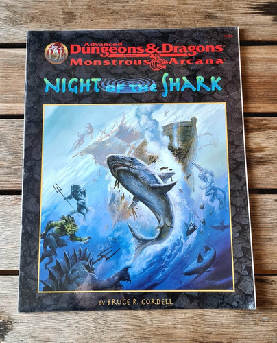 Advanced Dungeons Dragons Night Of The Shark Tsr 9550 Novo