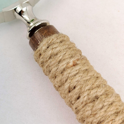 Lupa De Aumento Marrom Fibra Natural 26x10x3cm Escritório