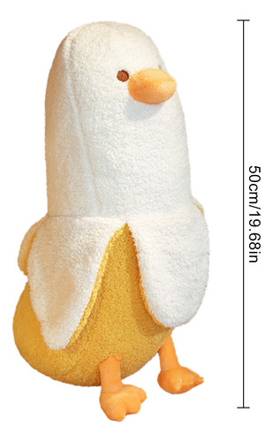 Banana Duck Plush Toy 50cm White