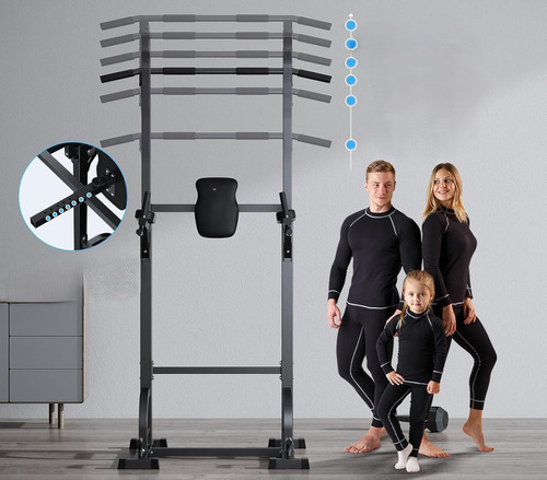 Estructura Estacion Dominadas Barra Multifuncional Gimnasio En Casa, Máquina De Levantamiento De Pesas, Equipo De Fitness, Culturismo, Construcción Muscular