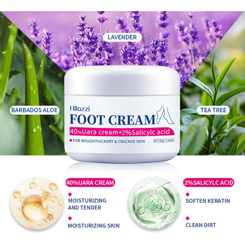 Creme Cremoso Para Pés, Hidratante E Cuidado Para Calcanhar