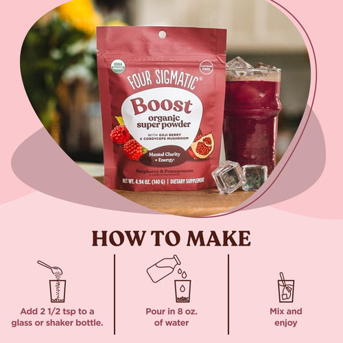 Four Sigmatic Perform Polvo Con Superfrutas 140g
