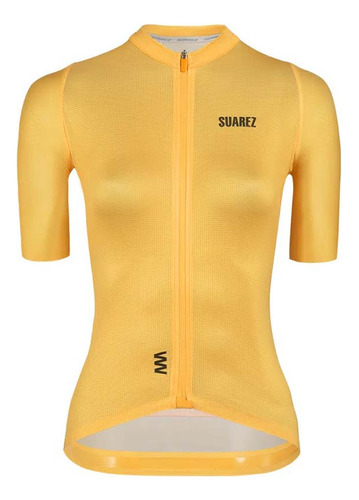 Jersey Ciclismo M/c Mujer Suarez Lite Yellow 2.3 Pro