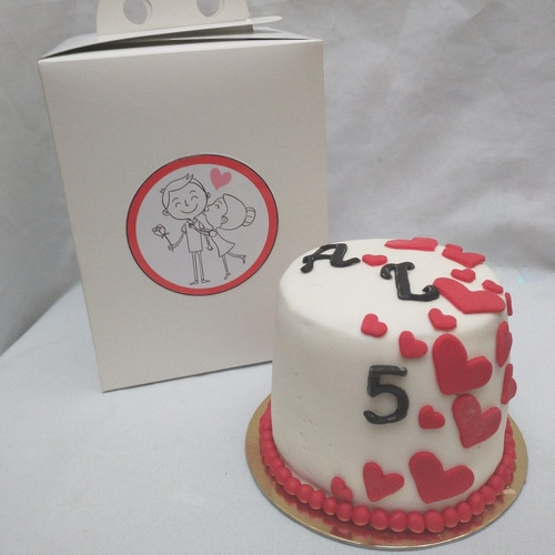 Mini Tortas Románticas Aniversarios Cumpleaños