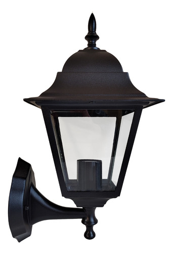 Farol Aluminio Cuadrado Jardin Exterior Farol Led Grande