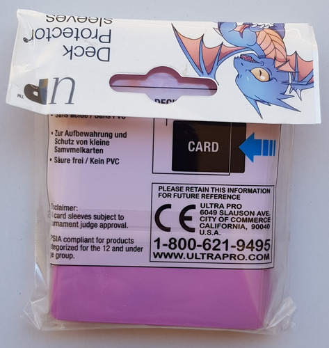 Micas Ultra Pro Small Deck Protector Light Pink - Rosa