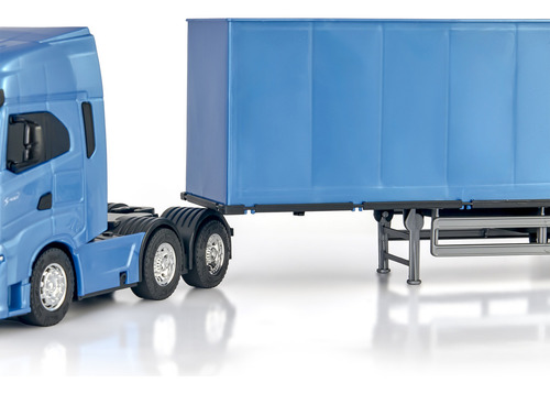 Caminhão Miniatura Brinquedo Iveco Bau S-way Controle Remoto