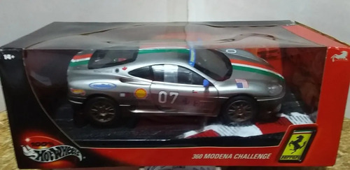 2001 Ferrari 360 Modena Houston #7 Silver Van Kampen 1/18 Hw