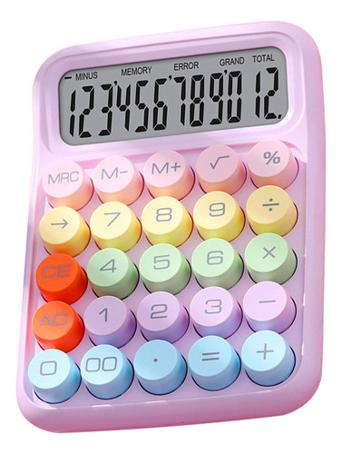 Calculadora Electrónica De Color Teclado Mecánico Colorido