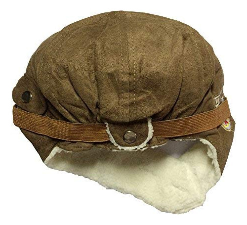 Topwon Gorro Pilot - Gorro Pilot Aviator Crochet Earflap Hat