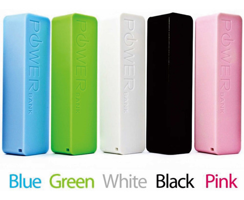 Cargador Portatiles Power Bank 2600mah Mini Usb 2.0