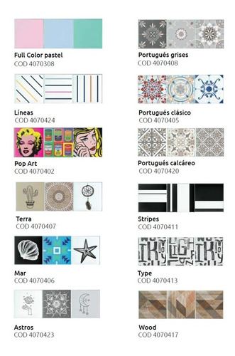 Imagen 5 de 10 de Azulejos Decorativos Modernos 15x15 - Caja