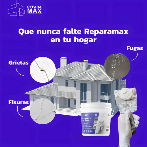 Resanador Reparamax Grietas Y Fisuras Paredes Interior 1.5k