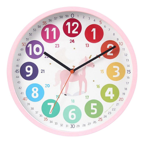 Hu Reloj Pared Colorido, Reloj Caballo
