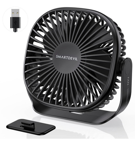 Smartdevil Pequeño Ventilador De Escritorio Usb, Ventilador