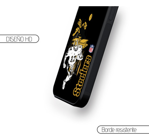 Funda Uso Rudo Diseños Para Samusng S21 Plus Más Complemento Steelerss Nf-l