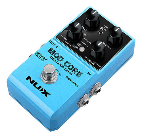 Pedal De Modulación Para Guitarra Nux Core Deluxe Mkii Color Azul Claro