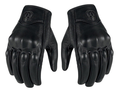 Guantes Cuero Genuino Motocicleta Gp Guante Pantalla Tocar P