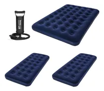 Comprar Combo 3 Colchones Inflables + Inflador (1 De 2pl + 2 De 1pl)