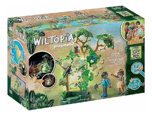 Playmobil Wiltopia Floresta Tropical Com Luz Noturna 71009 Cor Colorido