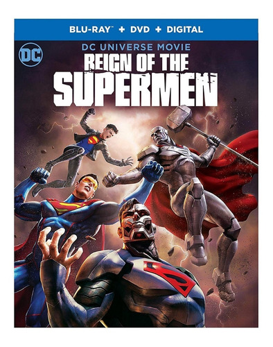 Blu Ray  Reign Of The Superman Dvd Original Dc  