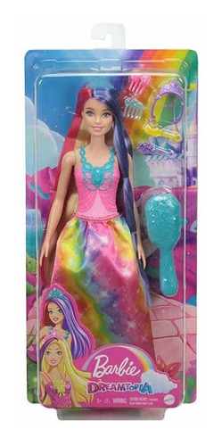 Barbie Princesa Dreamtopia Penteados Fantasticos Gtf38