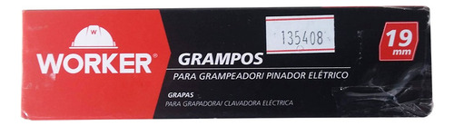 Grampos Para Grampeador 19 Mm 1000 Peças Worker