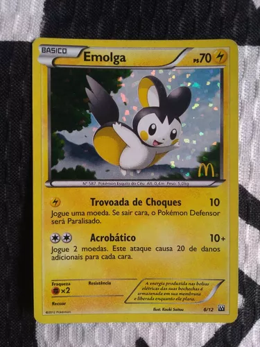 Brinquedo Pokemon Emolga Mc Donalds