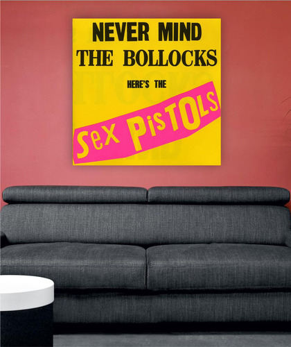 Cuadro Mural Sex Pistols Never Mind The Bollocks 70x70 Canva